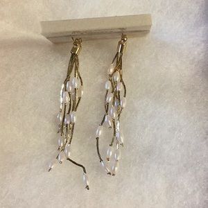 Good And Pearls drop party Earrings